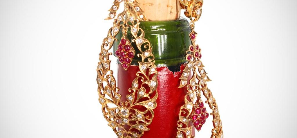 Peranakan Grapes Earrings (Sold)