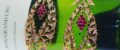Peranakan Grapes Earrings (Sold)